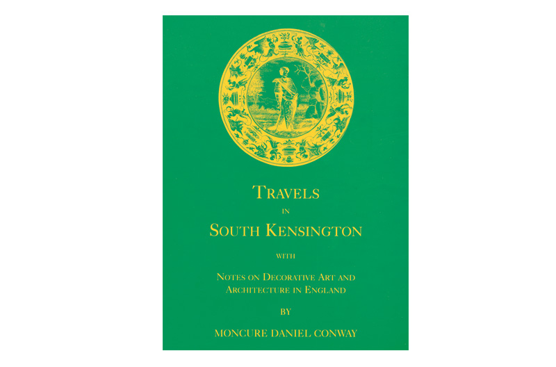 In 1882, Moncure Daniel Conway presented a summary of the events leading to the founding of the Victoria & Albert Museum, together with a discussion of its artifacts and cultural role. The book also contains a detailed summary of the state of decorative art and architecture in Great Britain. In the final part of the book, Conway presented a positive critique of Bedford Park in west London.